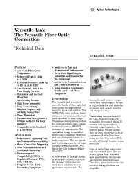 Datasheet HFBR1531 manufacturer Agilent