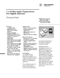 Datasheet HFBR-53D5FM manufacturer Agilent