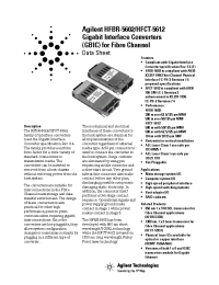 Datasheet HFBR-5602 manufacturer Agilent