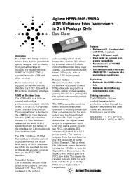 Datasheet HFBR-5905A manufacturer Agilent