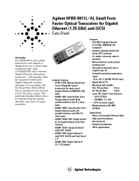 Datasheet HFCT-5005 manufacturer Agilent