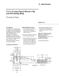 Datasheet HLMP-0103 manufacturer Agilent