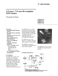 Datasheet HLMP-0301-C0002 manufacturer Agilent