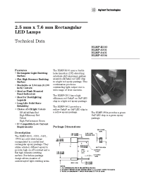 Datasheet HLMP-0301-D0002 manufacturer Agilent