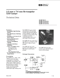 Datasheet HLMP-0401 производства Agilent