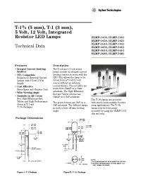 Datasheet HLMP-1601-D00A2 manufacturer Agilent