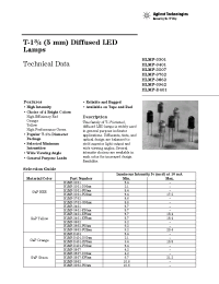 Datasheet HLMP-3507-EF0B2 manufacturer Agilent