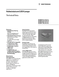 Datasheet HLMP-6000-E001L manufacturer Agilent