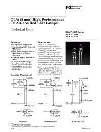 Datasheet HLMP-8103 manufacturer Agilent
