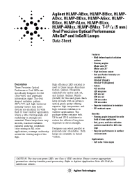Datasheet HLMP-BL16-N0R00 manufacturer Agilent