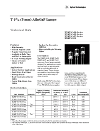 Datasheet HLMP-C027-P0000 manufacturer Agilent