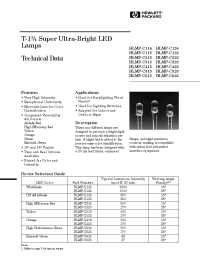 Datasheet HLMP-C123 manufacturer Agilent