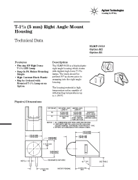 Datasheet HLMP-C215-M00B2 manufacturer Agilent