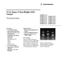 Datasheet HLMP-C623-E0001 manufacturer Agilent