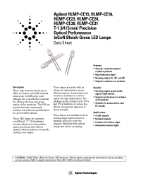 Datasheet HLMP-CE16-TWC00 manufacturer Agilent