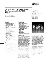 Datasheet HLMP-EL08-VW000 manufacturer Agilent