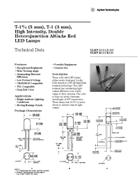 Datasheet HLMP-K101-I0002 manufacturer Agilent