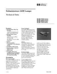 Datasheet HLMP-P102 manufacturer Agilent