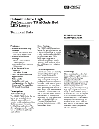 Datasheet HLMP-P106 manufacturer Agilent