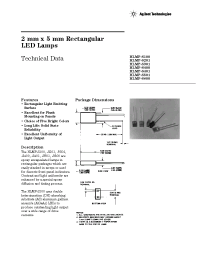 Datasheet HLMP-S201-D0000 manufacturer Agilent