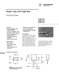 Datasheet HLMP-T500 manufacturer Agilent