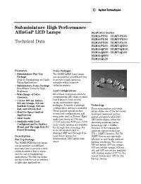 Datasheet HLMT-PG00-P0000 manufacturer Agilent