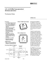 Datasheet HPMX-5001-STR производства Agilent