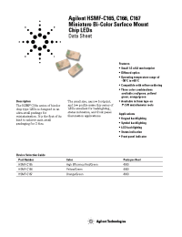 Datasheet HSMF-C167 manufacturer Agilent