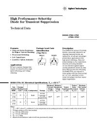 Datasheet HSMS-2702 manufacturer Agilent