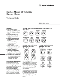 Datasheet HSMS-2823 manufacturer Agilent