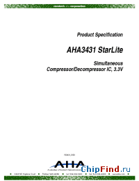 Datasheet AHA3431-066 manufacturer AHA