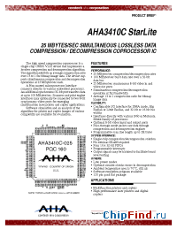 Datasheet PB3410C manufacturer AHA