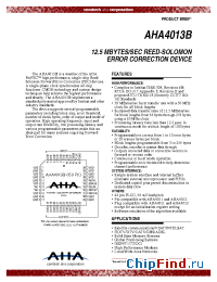 Datasheet PB4013B manufacturer AHA