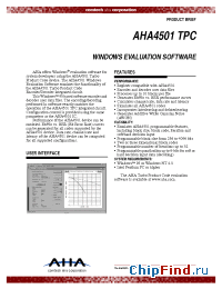 Datasheet PB4501EVSW manufacturer AHA