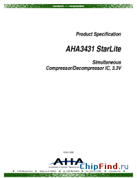 Datasheet PS3431 manufacturer AHA