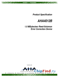 Datasheet PS4012B manufacturer AHA