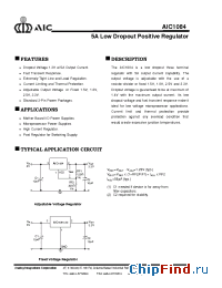 Datasheet AIC1084-18 manufacturer AIC