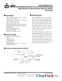 Datasheet AIC1610COTR manufacturer AIC