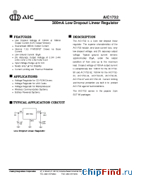 Datasheet AIC1732-35 manufacturer AIC