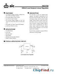 Datasheet AIC1734 manufacturer AIC