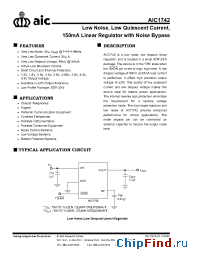 Datasheet AIC1742-15BPVTR manufacturer AIC