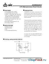 Datasheet AIC809-29PUTR manufacturer AIC