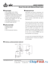 Datasheet AIC811 manufacturer AIC