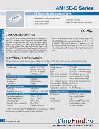 Datasheet AM15E-C manufacturer Aimtec