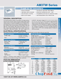 Datasheet AM3TW-2403S manufacturer Aimtec