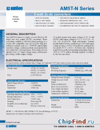 Datasheet AM5T-1212S-N manufacturer Aimtec
