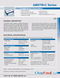 Datasheet AM5TW-C manufacturer Aimtec