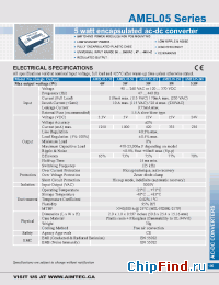 Datasheet AMEL05-5S manufacturer Aimtec