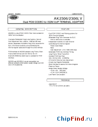 Datasheet AK2306LV manufacturer AKM