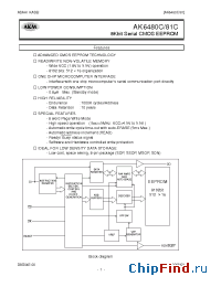 Datasheet AK6480C manufacturer AKM